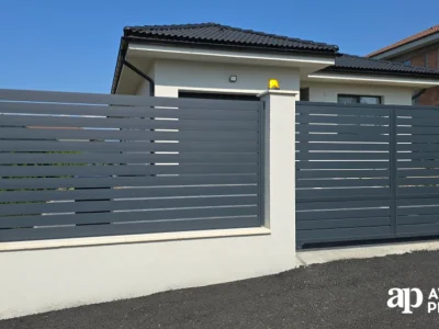 SISTEM GARD ALUMINIU BAIA MARE, STR. VRANCEI, CULOARE RAL 7016, FINISAJ MAT STRUCTURAT (1)