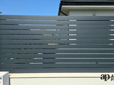 SISTEM GARD ALUMINIU BAIA MARE, STR. VRANCEI, CULOARE RAL 7016, FINISAJ MAT STRUCTURAT (2)