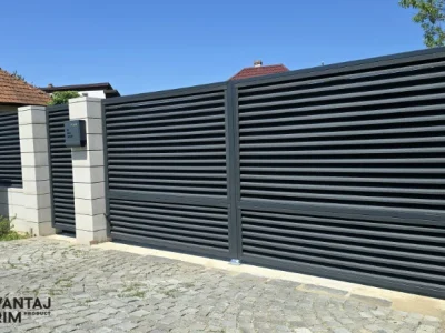 SISTEM GARD MODERNA TAUTII MAGHERAUS, RAL 7016 FINISAJ MAT 3D (2)