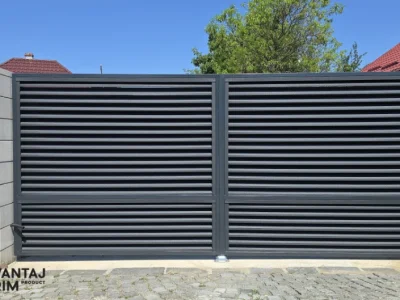 SISTEM GARD MODERNA TAUTII MAGHERAUS, RAL 7016 FINISAJ MAT 3D (3)